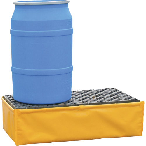 2-Drum Flexible Ultra-Spill Pallet&reg;, 66 US gal. Spill Capacity, 48" x 24" x 14" Nassau Supply