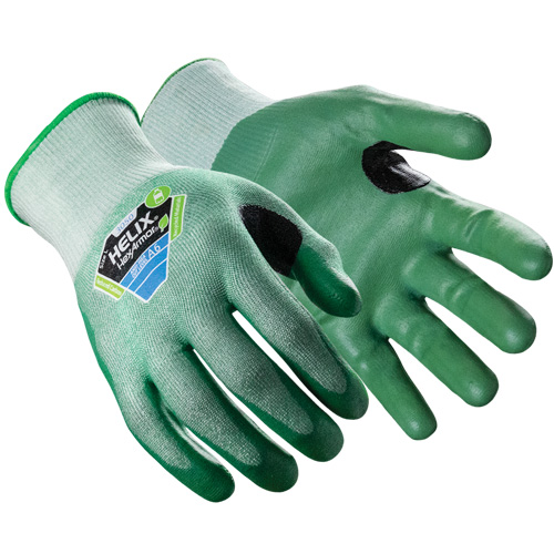 Gants r&eacute;sistants aux coupures Helix 3050, Taille 6/T-petit, Calibre 18, Rev&ecirc;tement Nitrile, Enveloppe en Polyester/Fibre de verre/PEHP, ASTM ANSI niveau A6 Nassau Supply