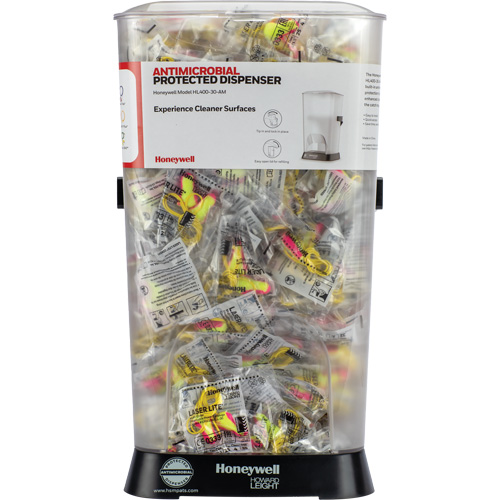 HL400 AM Corded Earplug Dispenser with LL-30 Earplugs Canister Nassau Supply