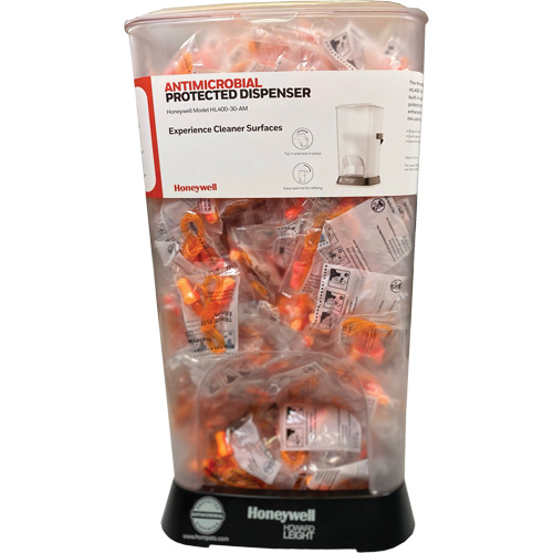 Distributeur de bouchons doreille filaires HL400 AM avec boîte de bouchons doreille TFP-30 Nassau Supply