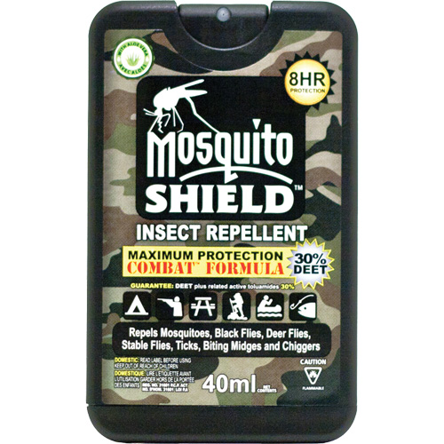 Pocket-Sized Mosquito Shield Insect Repellent, 30% DEET, Spray, 40 ml Nassau Supply