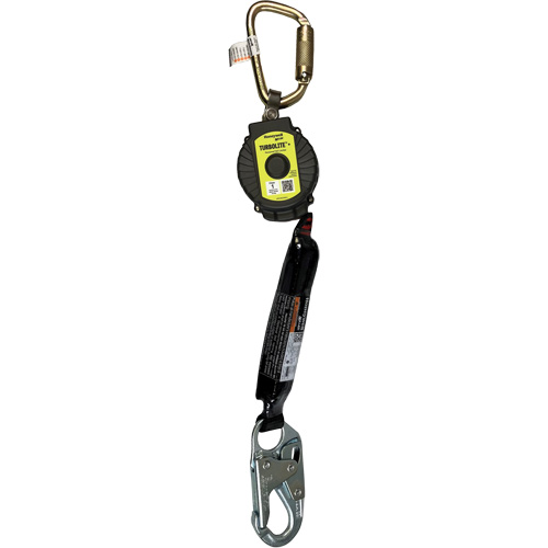 Limiteur de chute personnel TurboLite+ Miller, 11', Sangles, Stationnaire Nassau Supply