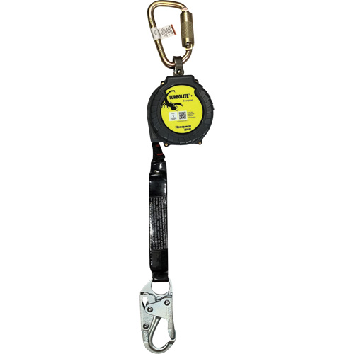 Miller TurboLite+ Scorpion Personal Fall Limiter, 9', Web, Stationary Nassau Supply