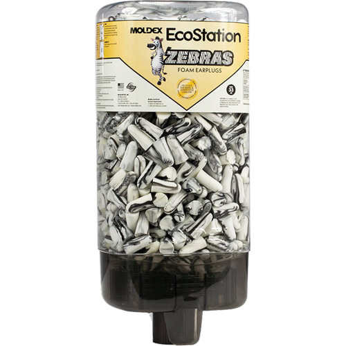 EcoStation&reg; Earplug Dispenser with Zebras Earplugs Nassau Supply