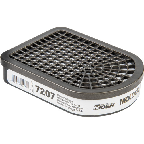 Cartouche pour respirateur semi-rectangulaire, Cartouche gaz/vapeur, Gaz acide Nassau Supply