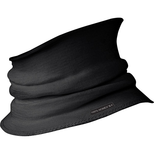 C207BK Cache-cou et coupe-vent ignifuges, Noir, Nomex Nassau Supply