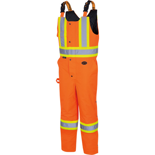 5040 Waterpoof Quilted Safety Overalls, Polyester, Small, High Visibility Orange Nassau Supply