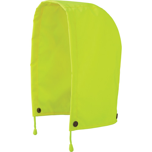 5401H Capuchon pour manteau de s&eacute;curit&eacute; imperm&eacute;able haute visibilit&eacute; ind&eacute;chirable en 300D trilob&eacute;, Jaune lime haute visibilit&eacute;, Polyester Nassau Supply