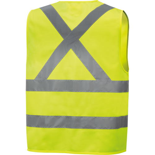6886 Veste de s&eacute;curit&eacute; haute visibilit&eacute; en tricot chaîne, Jaune lime haute visibilit&eacute;, Petit, Polyester Nassau Supply