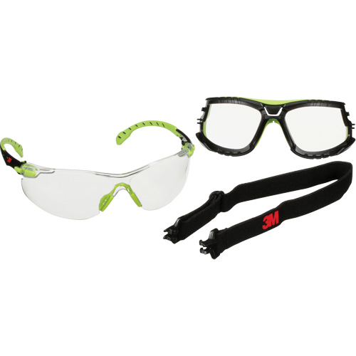 Solus 1000 Series Safety Glasses, Clear Lens, Anti-Fog/Anti-Scratch, ANSI Z87+/Meets/Exceeds CSA Z94.3 Nassau Supply