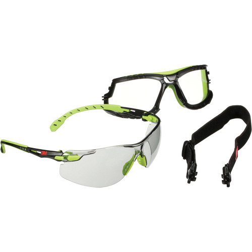 Solus 1000 Series Safety Glasses, Grey Lens, Anti-Fog/Anti-Scratch, ANSI Z87+/Meets/Exceeds CSA Z94.3 Nassau Supply
