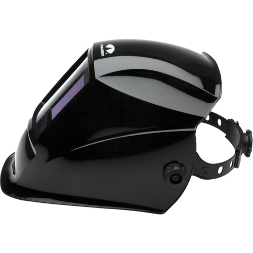Leadhead&reg; Auto Darkening Welding Helmet, 3.8" L x 3.4" W View Area, 9 - 13 Shade Range, Black Nassau Supply