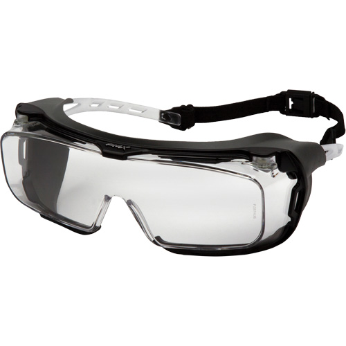 Lunettes &agrave; coques de s&eacute;curit&eacute; Cappture Plus, Lentille Transparent, Antibu&eacute;e, Ventilation Ferm&eacute; Nassau Supply