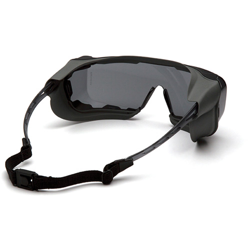 Lunettes &agrave; coques de s&eacute;curit&eacute; Cappture Plus, Lentille Gris, Antibu&eacute;e, Ventilation Ferm&eacute; Nassau Supply