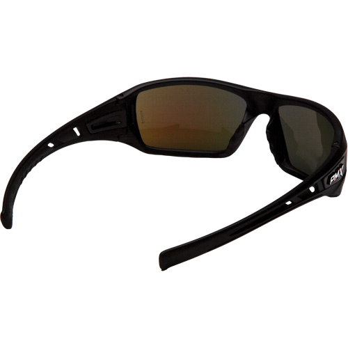 Velar Safety Glasses, Blue Mirror Lens, ANSI Z87+/Meets/Exceeds CSA Z94.3 Nassau Supply