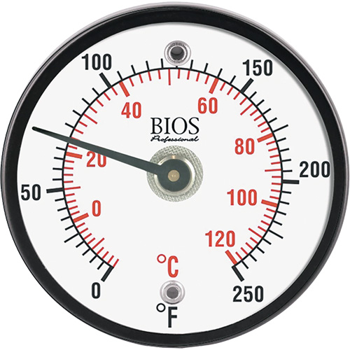 Magnetic Surface Thermometer, Non-Contact, Analogue, 0-250°F (-20-120°C) Nassau Supply