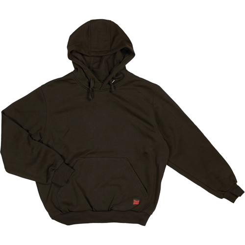 Water Repellent Fleece Pullover Hoodie, Men's, Small, Black Nassau Supply