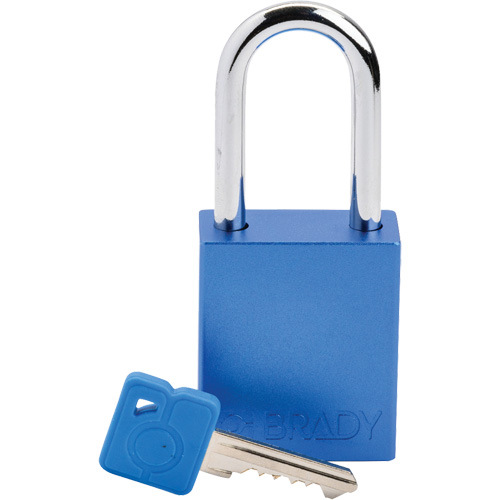 Cadenas de s&eacute;curit&eacute;, Cadenas de s&eacute;curit&eacute;, Cl&eacute;s diff&eacute;rentes, Aluminium, Largeur de 1-1/2" Nassau Supply