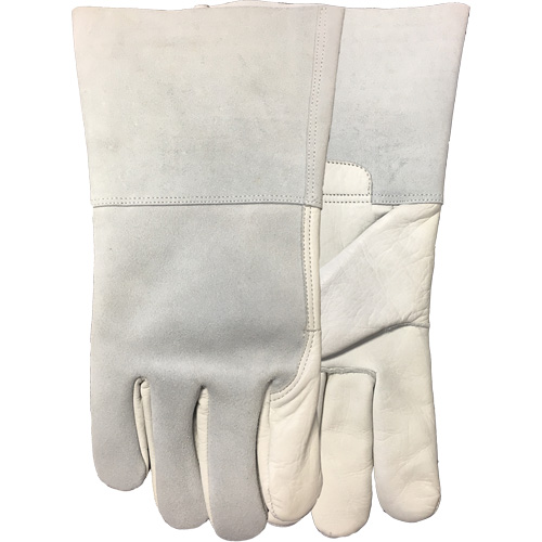 Gants d'ajusteur Fabulous Fabricator 2757E, Petit, Paume en Cuir fleur de vache, Doublure en Molleton de coton Nassau Supply