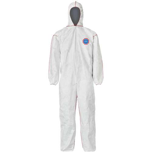 Combinaisons SFR avec cagoule, Moyen, Blanc, Tyvek 400 Nassau Supply