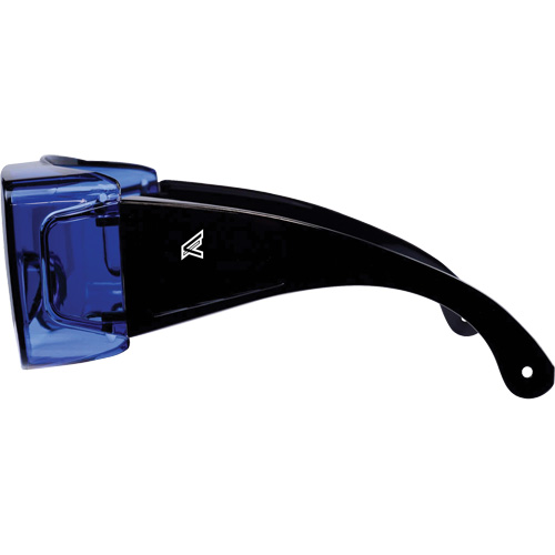 Lunettes de s&eacute;curit&eacute; Ossa, Lentille Bleu, Anti-&eacute;gratignures, ANSI Z87+/MCEPS GL-PD 10-12/R&eacute;pond ou surpasse la norme CSA Z94.3 Nassau Supply