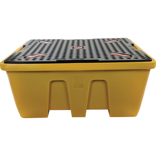 IBC Spill Pallet, 333 US gal. Spill Capacity, 66" x 66" x 27.5" Nassau Supply