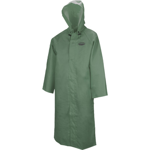 851 Hurricane Long Coat with Detachable Hood, 2X-Large, Green Nassau Supply