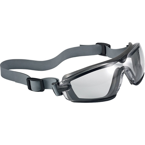 Cobra TPR Compact Safety Goggles, Clear Lens, Anti-Fog/Anti-Scratch, Closed Vent Nassau Supply