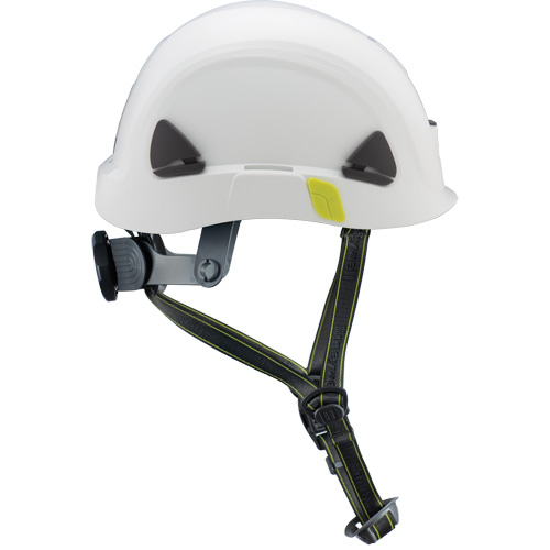 Fibre Metal Climbing Style Safety Helmet, Meets CSA Type 2, Ratchet Suspension, Non-Vented Nassau Supply