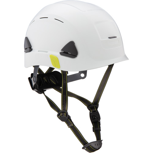 Fibre Metal Climbing Style Safety Helmet, Meets CSA Type 2, Ratchet Suspension, Vented Nassau Supply
