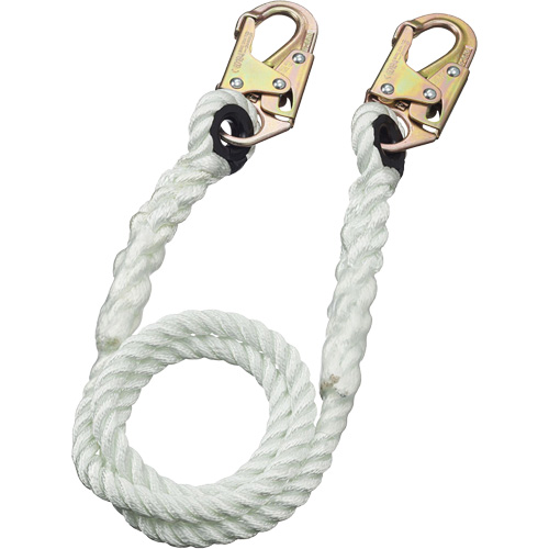 LAN-1222-4 Longe &agrave; corde de retenue 5/8", 1 branches, 4', Classe CSA A Nassau Supply