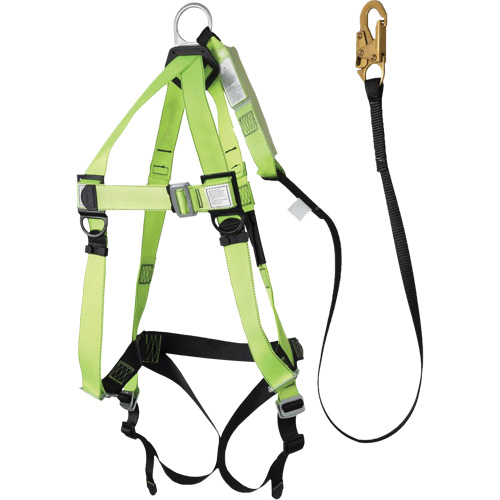 FBH-10000A5440-6 Harnais & longe classe A de 6' avec capacit&eacute; de 220 lb, Combinaison harnais/longe Nassau Supply