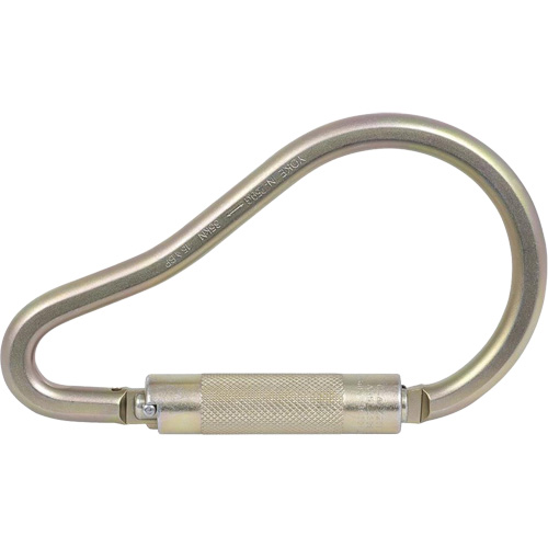CP-04011-1 Zinc Plated Carabiner with 2" Gate Opening, Steel Nassau Supply