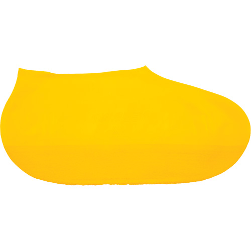 Boot Saver&reg; Disposable Shoe Cover, Medium, Rubber Latex, Yellow Nassau Supply