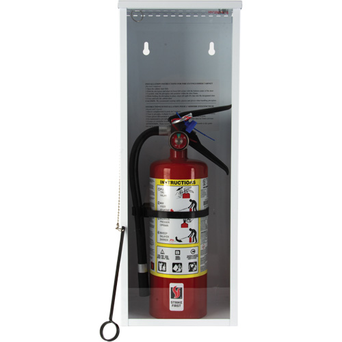 Light-Duty Fire Extinguisher Cabinet, 8" W x 22" H x 6" D Nassau Supply