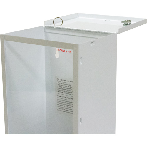 Light-Duty Fire Extinguisher Cabinet, 10" W x 24" H x 6" D Nassau Supply