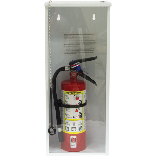Light-Duty Fire Extinguisher Cabinet, 10" W x 24" H x 6" D Nassau Supply