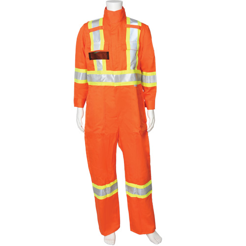 Combinaisons FR haute visibilit&eacute; Firewall FR, Taille Petit, Orange haute visibilit&eacute;, 9,2 cal/cm² Nassau Supply