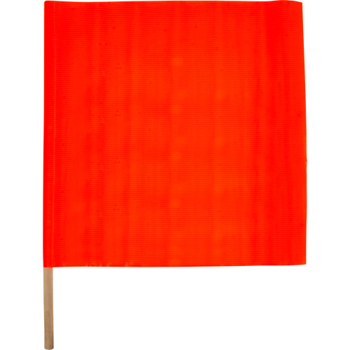 Drapeau de s&eacute;curit&eacute; routi&egrave;re, Mailles, Avec manche Nassau Supply