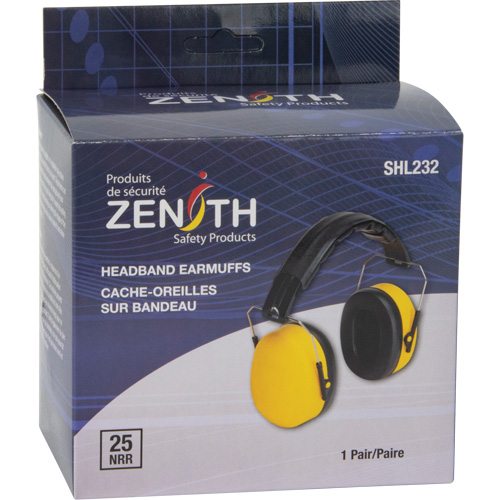 Cache-oreilles passifs, Bandeau, 25 NRR dB Nassau Supply