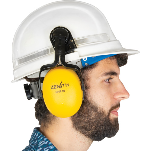 Passive Ear Muffs, Cap Mount, 27 NRR dB Nassau Supply
