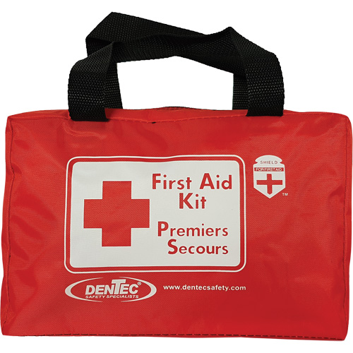 Trousse de premiers soins Shield, R&eacute;pond ou surpasse la norme CSA Z1220-24 type 2 environnements &agrave; faible risque, Petit (2-25 travailleurs) Nassau Supply