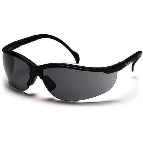 Lunettes de s&eacute;curit&eacute; &agrave; demi-monture Venture II, Lentille Gris, Antibu&eacute;e/Anti-&eacute;gratignures/Antistatique, ANSI Z87+/R&eacute;pond ou surpasse la norme CSA Z94.3 Nassau Supply
