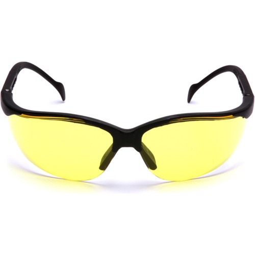Lunettes de s&eacute;curit&eacute; &agrave; demi-monture Venture II, Lentille Ambr&eacute;e, ANSI Z87+/MCEPS GL-PD 10-12/R&eacute;pond ou surpasse la norme CSA Z94.3 Nassau Supply