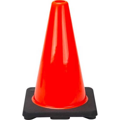 Premium Traffic Cone, 12", Orange Nassau Supply