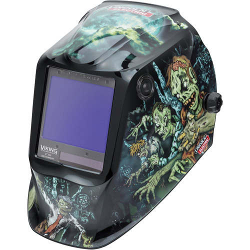 VIKING 3350 Zombie Welding Helmet, 3.74" L x 3.34" W View Area, 5 - 13 Shade Range Nassau Supply