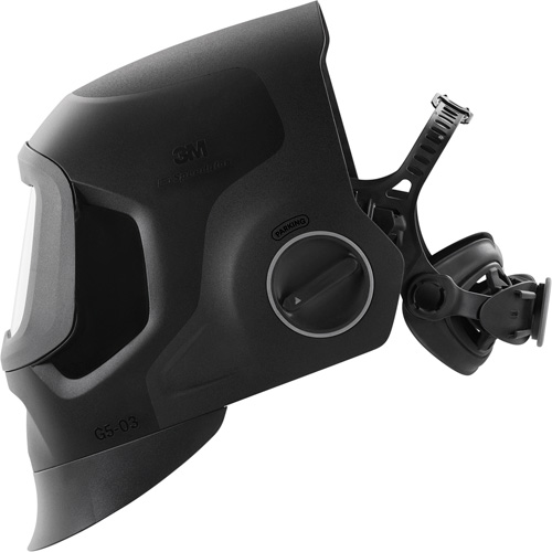 Speedglas G5-03 Pro Black Fixed Front Welding Helmet, 2.8" L x 4.3" W View Area, 2.5/5/8-13 Shade Range, Black Nassau Supply