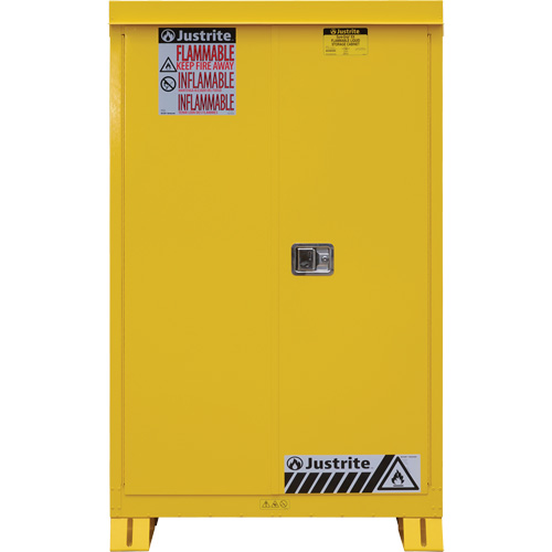 Armoire ext&eacute;rieure pour produits inflammables, 45 gal., 2 Porte(s), 43" La x 65" h x 18" p Nassau Supply