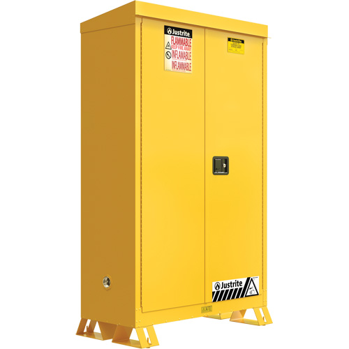 Armoire ext&eacute;rieure pour produits inflammables, 45 gal., 2 Porte(s), 43" La x 65" h x 18" p Nassau Supply