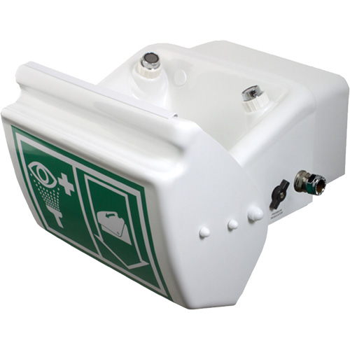 Eye/Face Wash, Wall-Mount Installation, Plastic Bowl Nassau Supply